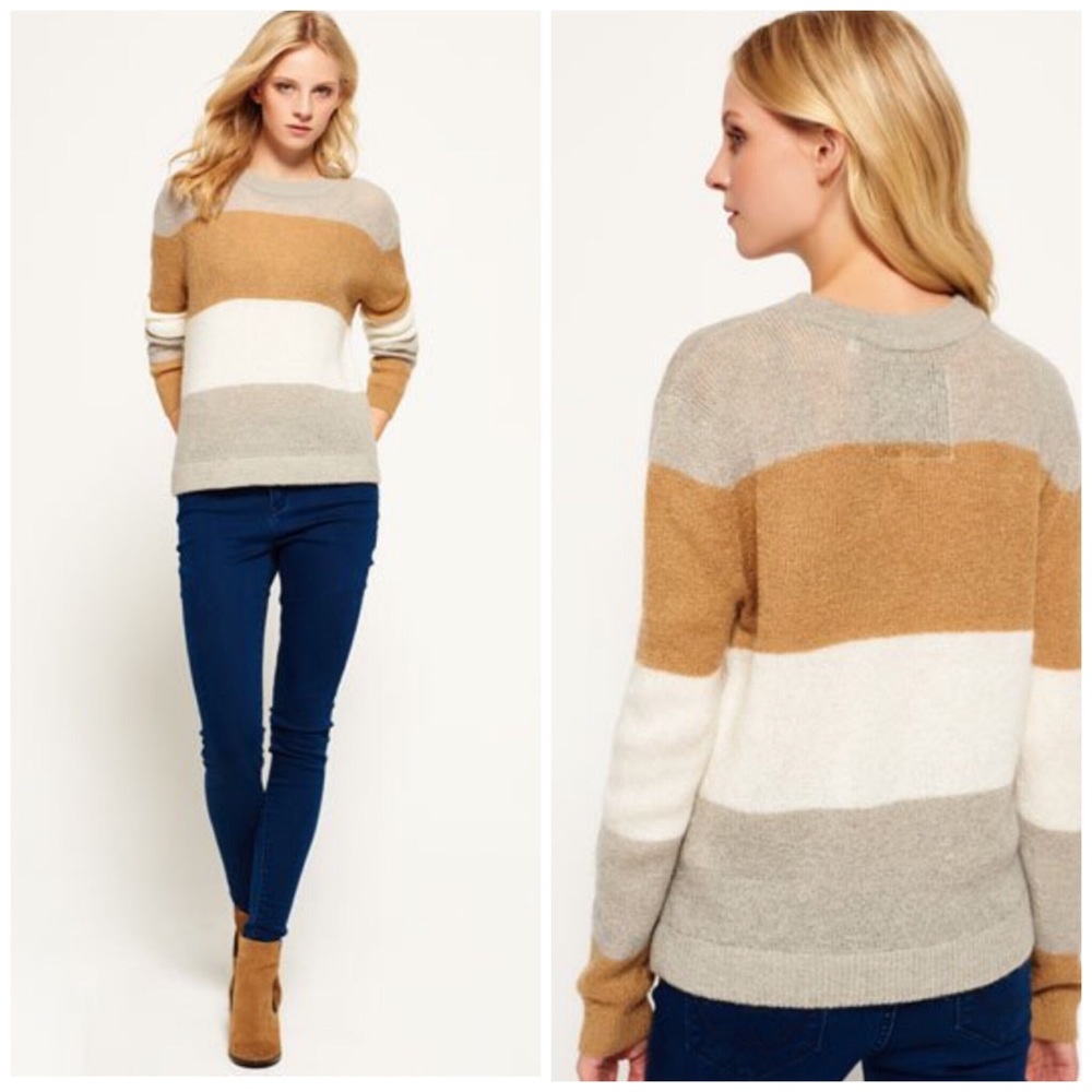 Superdry Brooklyn Striped Colorblock Milo Sweater